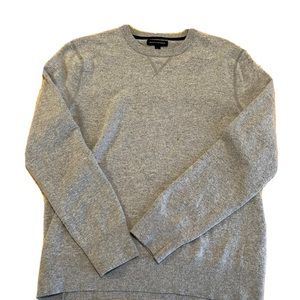 Banana Republic Wool/Nylon/Silk Sweater Mens Large Crew Neck Pullover Very Soft